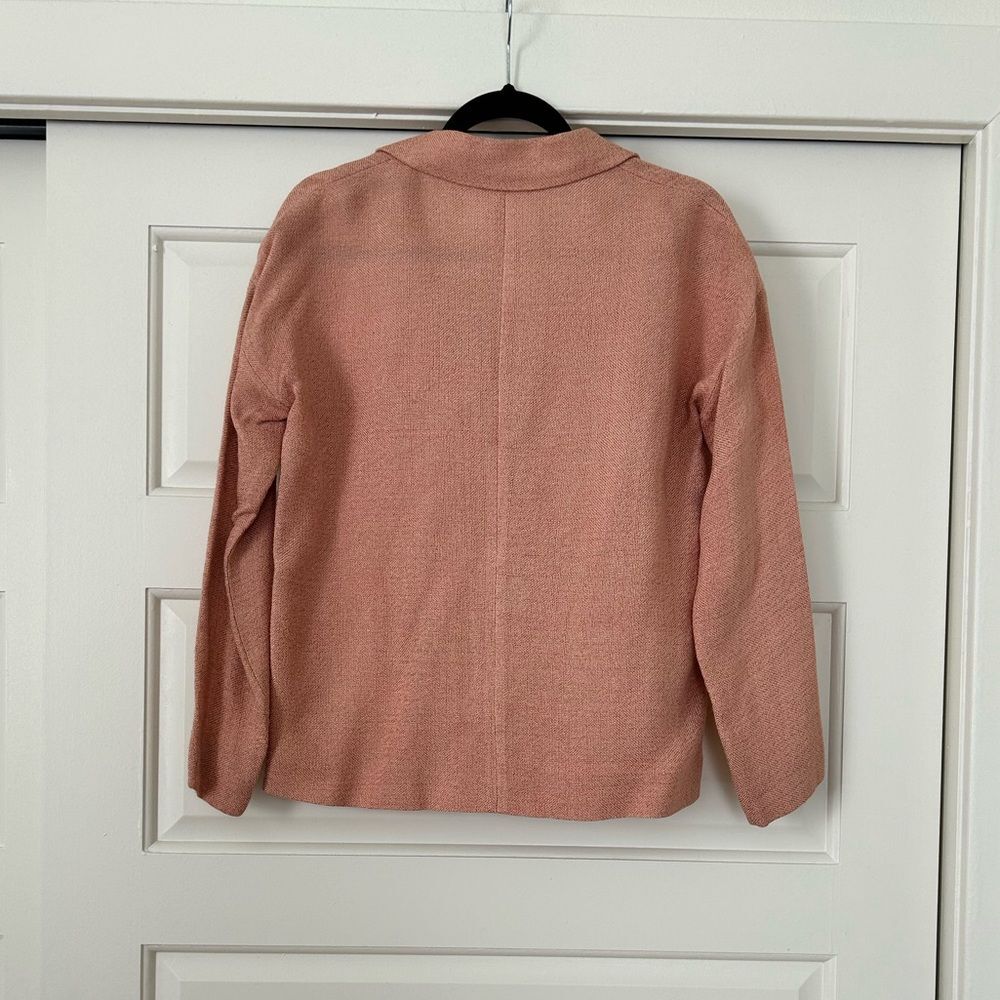 Prada Pink Textured Blazer Women Size 4 - Picture 2 of 14